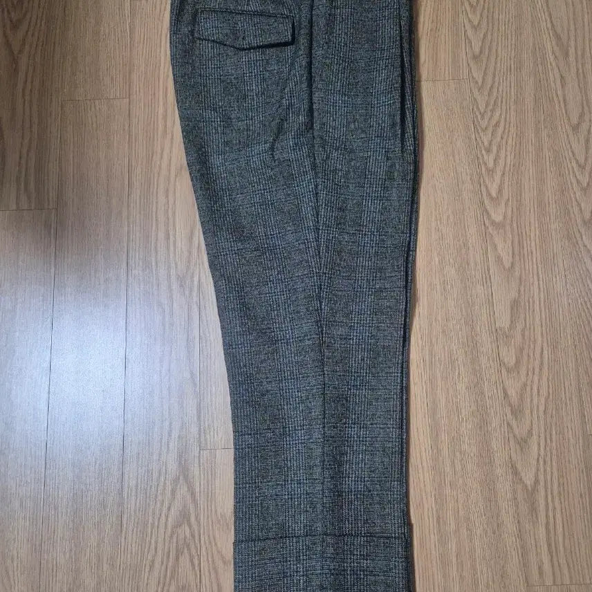[BUNJANG] Wooyoungmi 20FW Main Check Turn-up Pants / [46]우영미 20fw 메인체크 턴업 팬츠