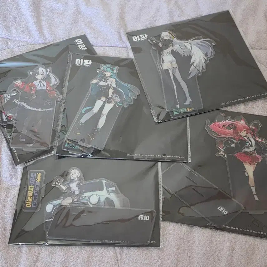 [BUNJANG] Lee Hwan Female Character Acrylic Stand Full Set / 이환 아크릴 스탠드 여캐 풀세트