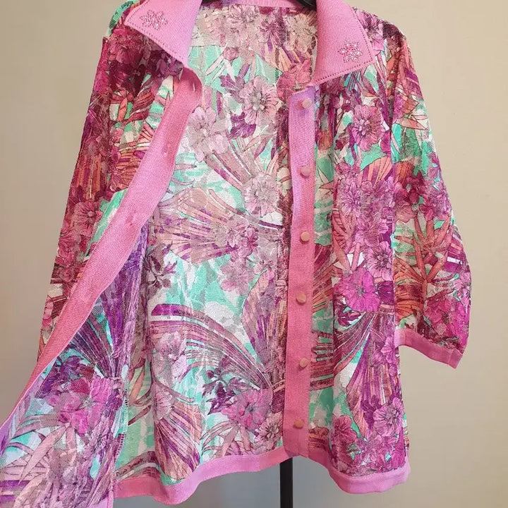 [BUNJANG] Pink Flower Pattern Women&
