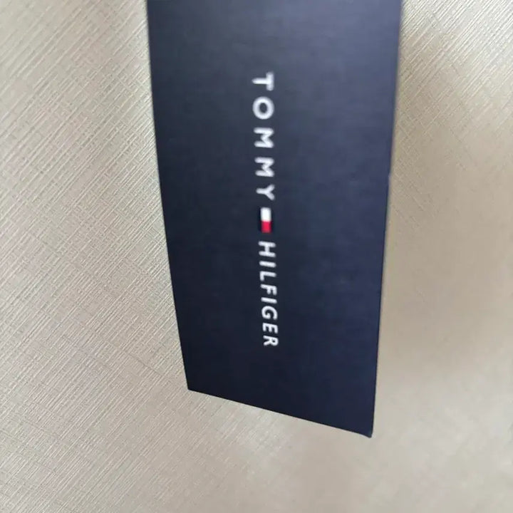 [BUNJANG] Tommy Hilfiger Cotton T-Shirt - White/Black (L) / 타미힐피거 화이트/블랙 반팔티 L