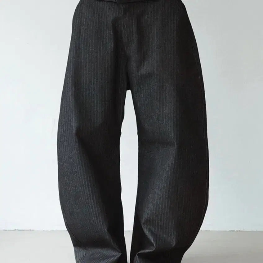 [BUNJANG] DOJINOI Herringbone Curved Stripe Denim M / DOJINOI 도지노이 헤링본 커브드 스트라이프 데님 M