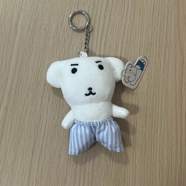 [BUNJANG] Ganadi Mochi Pajamas White Doll Keychain / 새상품) 가나디 모찌 잠옷 파자마 하양이 인형 키링