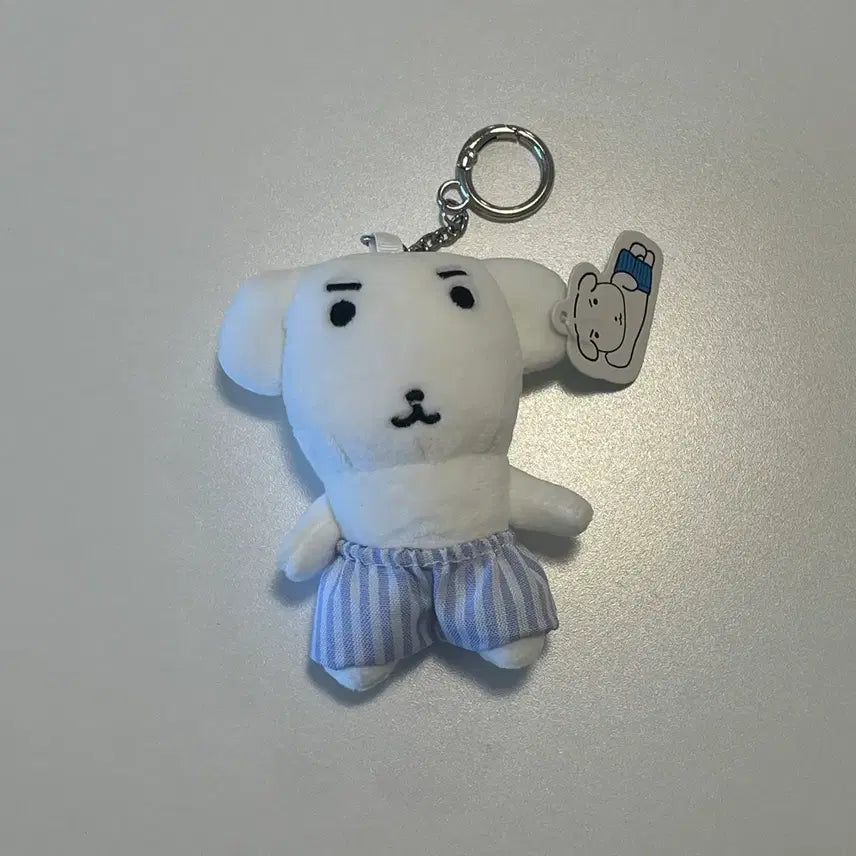 [BUNJANG] Ganadi Mochi Pajamas White Doll Keychain / 새상품) 가나디 모찌 잠옷 파자마 하양이 인형 키링