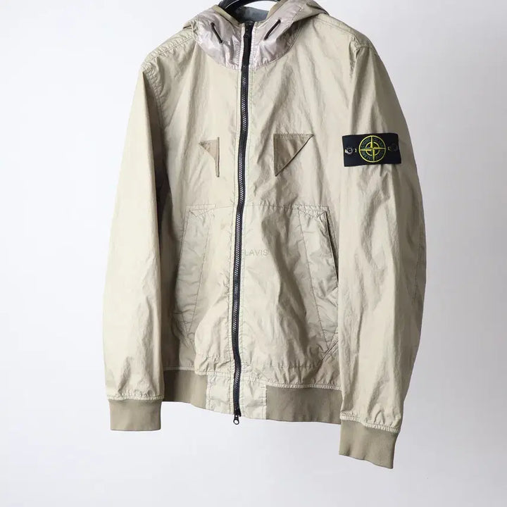 [BUNJANG] Stone Island Membrana Hooded Windbreaker Sand Beige / 스톤아일랜드 멤브라나 후드 바람막이 샌드베이지 M팝니다.