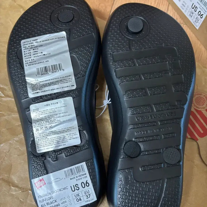 [BUNJANG] Fitflop IQUSHION Flip-Flop Black / 핏플랍 IQUSHION 블랙 플립플랍