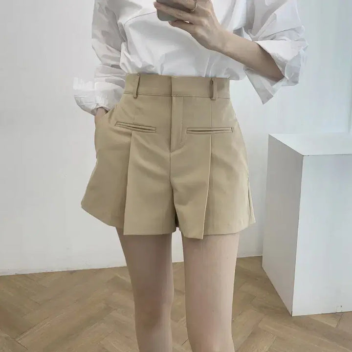 [BUNJANG] Pleated Short Pants / 플리츠 숏팬츠