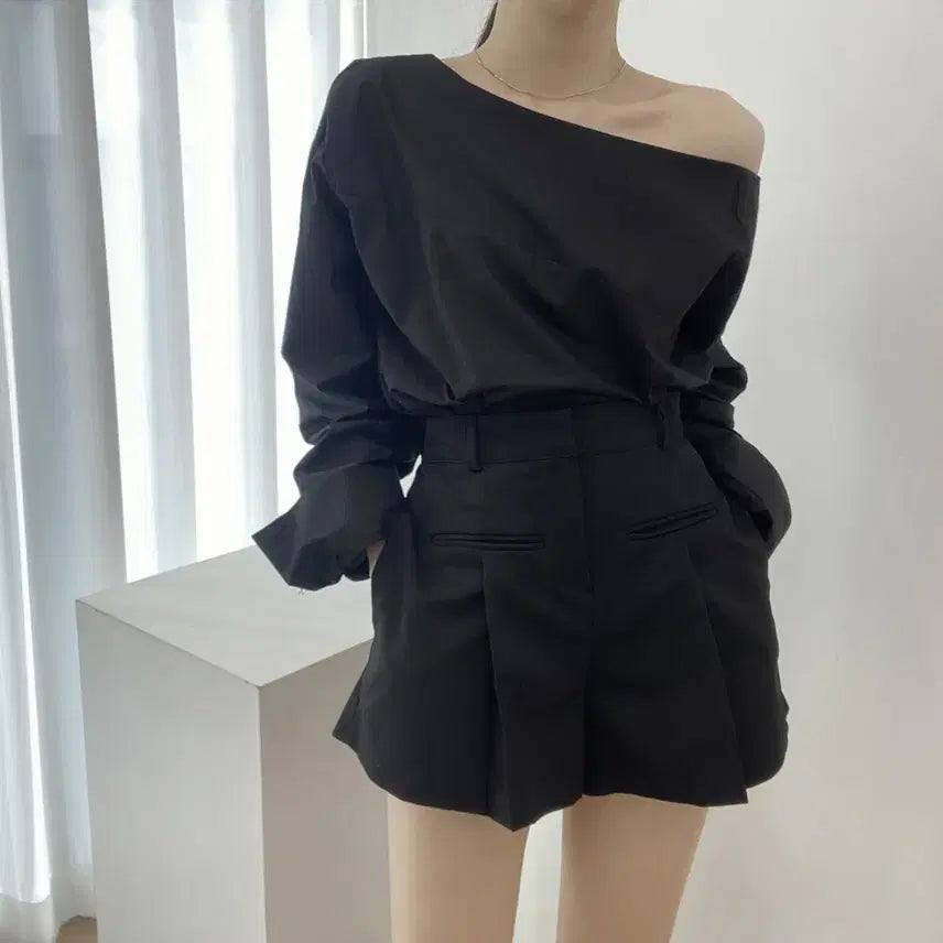 [BUNJANG] Pleated Short Pants / 플리츠 숏팬츠