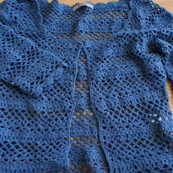 [BUNJANG] Crochet Knit Cardigan (Set of 2) / 크로셰 니트가디건 2벌 각 9000.
