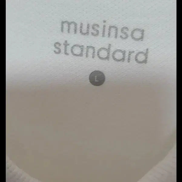 [BUNJANG] Musinsa Standard White Short Sleeve Polo T-Shirt L / [새상품]무신사 스탠다드 화이트 반팔 카라티 L