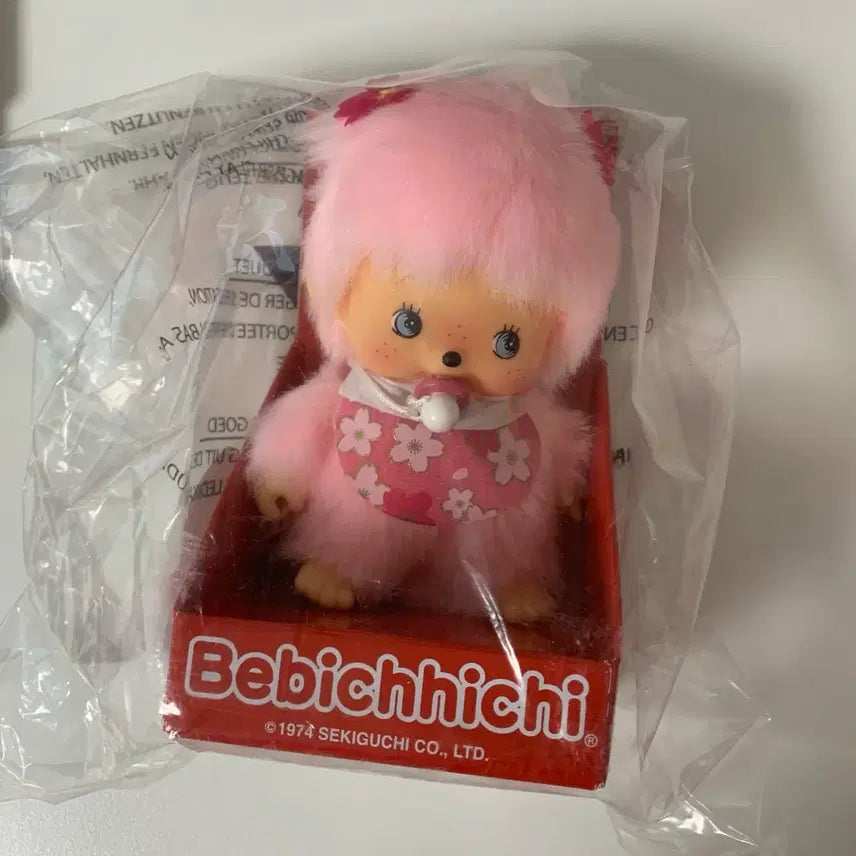 [BUNJANG] Sakura Baby Monchhichi Pink Monchhichi / 사쿠라 베비치치 벚꽃 몬치치 핑크몬치치