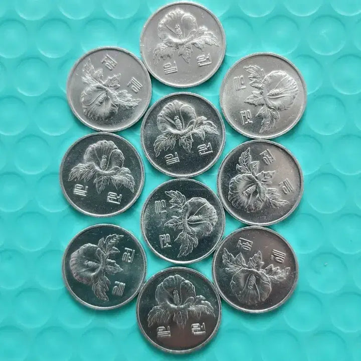 [BUNJANG] 1984 1 Won Coin Bundle Set (10 pieces) / 1984년    1원   7개 일괄