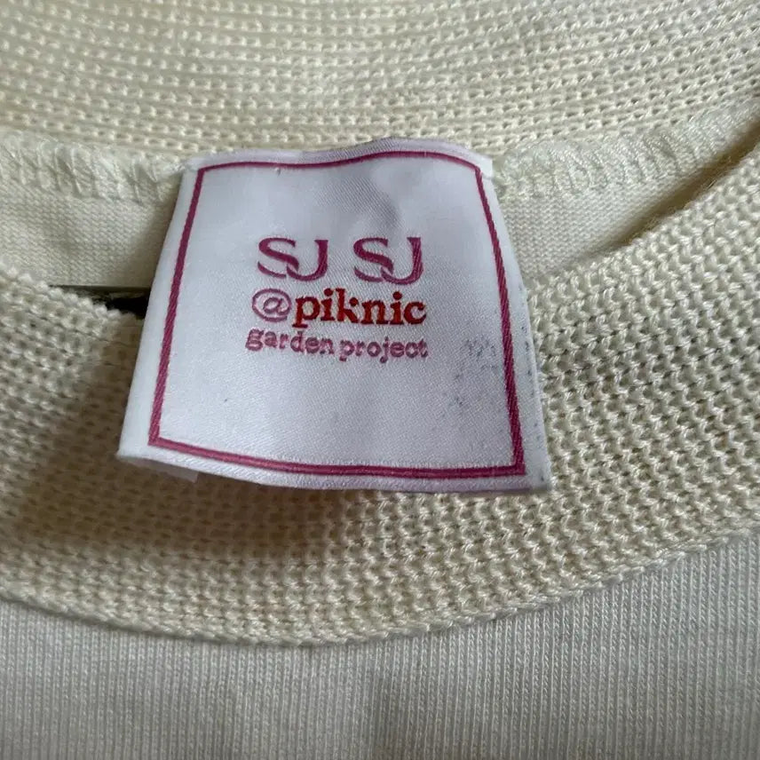 [BUNJANG] SJSJ Garden Editor Long Sleeve Sweatshirt / 한섬)SJSJ 가든에디터  긴팔 맨투맨