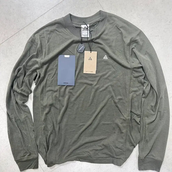 [BUNJANG] Nike ACG Goat Rocks Longsleeve Khaki L / 나이키 acg 고트락스 롱슬리브 카키 L 사이즈 판매