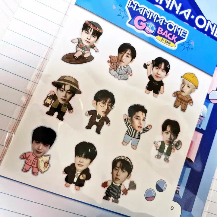 [BUNJANG] Wanna One Sangam Fan Meeting Opening Ceremony Sticker Tissue Set / 2026 워너원 상암 팬미팅 특전(출석체크존) 스티커 티슈
