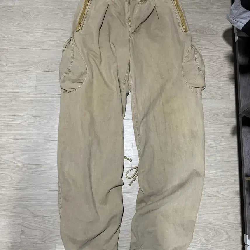 [BUNJANG] Hyeinseo Washed Cargo Pants 3 / 혜인서 워시드 카고 3