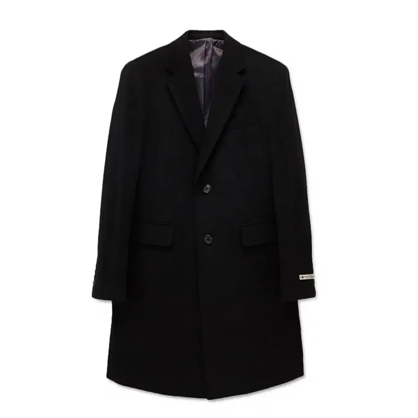 [BUNJANG] STCO 100% Cashmere Long Coat Black Size 95 / STCO 블랙 100% 캐시미어 롱코트 95