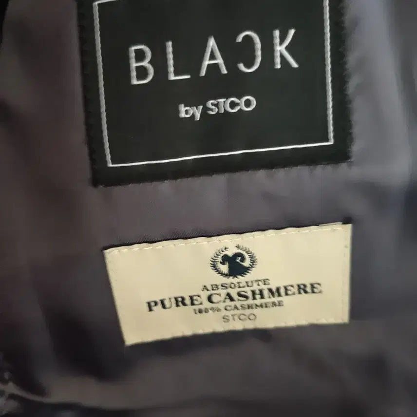 [BUNJANG] STCO 100% Cashmere Long Coat Black Size 95 / STCO 블랙 100% 캐시미어 롱코트 95