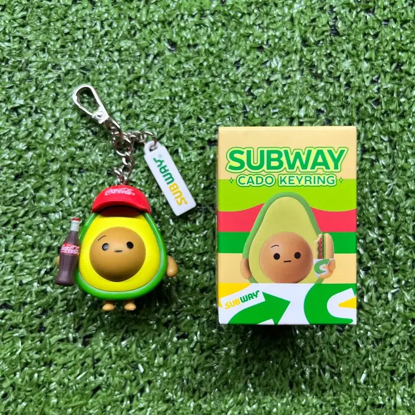 [BUNJANG] Subway Avocado Keychain (Baseball Cap, Rudolph, Santa) / 써브웨이 아보카도 키링 (캡모자, 루돌프, 산타)
