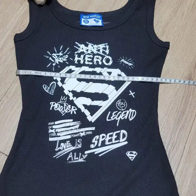 [BUNJANG] 13DE MARZO Superman Bear Bodycon Dress / 미사용 13DE MARZO 슈퍼맨 베어 바디콘 드레스