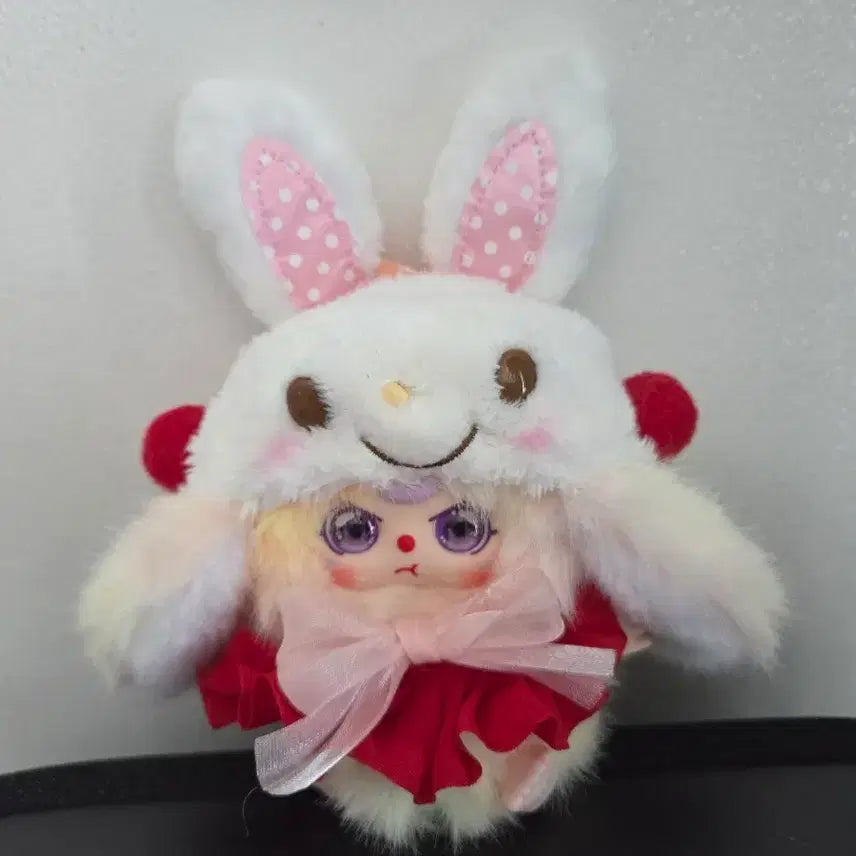 [BUNJANG] Baby Three Flower Custom Rabbit Hat Plush Doll / 베이비쓰리 플라워 커스텀