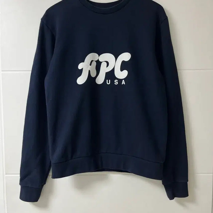 [BUNJANG] A.P.C. USA Crewneck Sweatshirt Navy XS / 아페세 맨투맨 APC USA