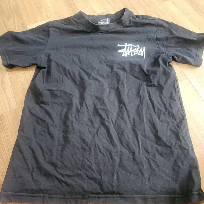 [BUNJANG] Stussy Black Short Sleeve T-Shirt / 스투시 블랙 반팔 티셔츠