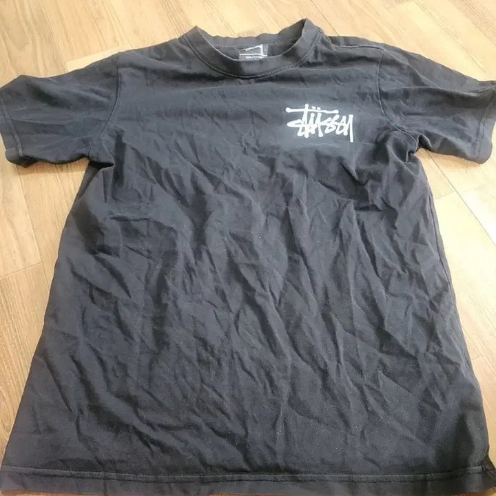 [BUNJANG] Stussy Black Short Sleeve T-Shirt / 스투시 블랙 반팔 티셔츠