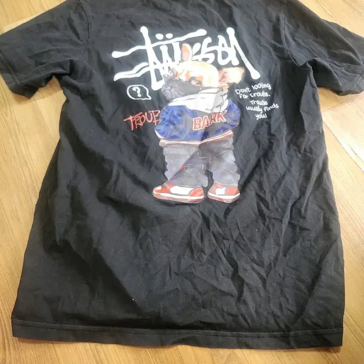 [BUNJANG] Stussy Black Short Sleeve T-Shirt / 스투시 블랙 반팔 티셔츠