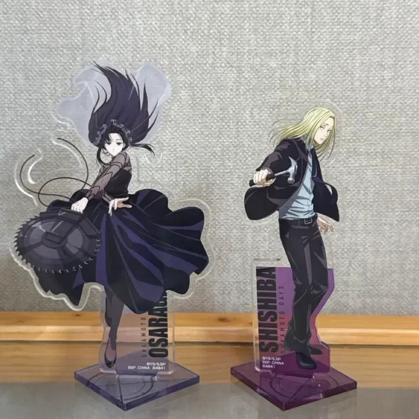 [BUNJANG] Sakamoto Days Shishiba Osaragi Acrylic Stand Bundle Set / 사카모토데이즈 시시바 오사라기 아크릴스탠드 일괄