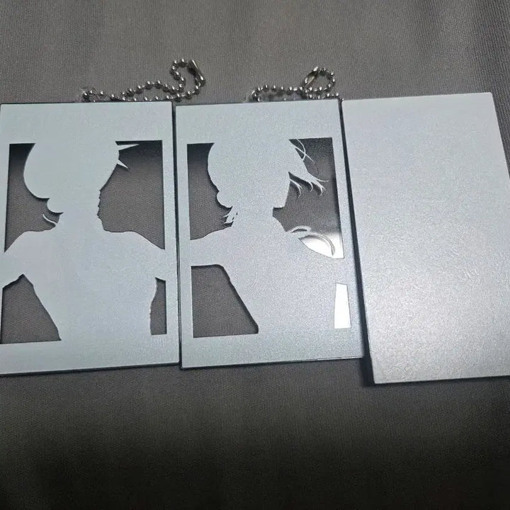 [BUNJANG] Chainsaw Man France Akihisa Acrylic Block Keychain 2 Types Bundle / 체인소맨 레제 아크릴 블록 키링 2종 일괄 레제 굿즈