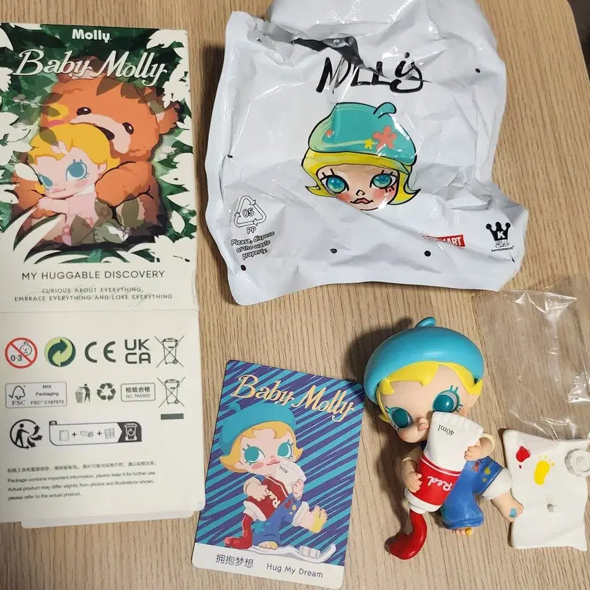 [BUNJANG] Pop Mart Baby Molly Sticker / 팝마트 베이비 몰리 껌딱지