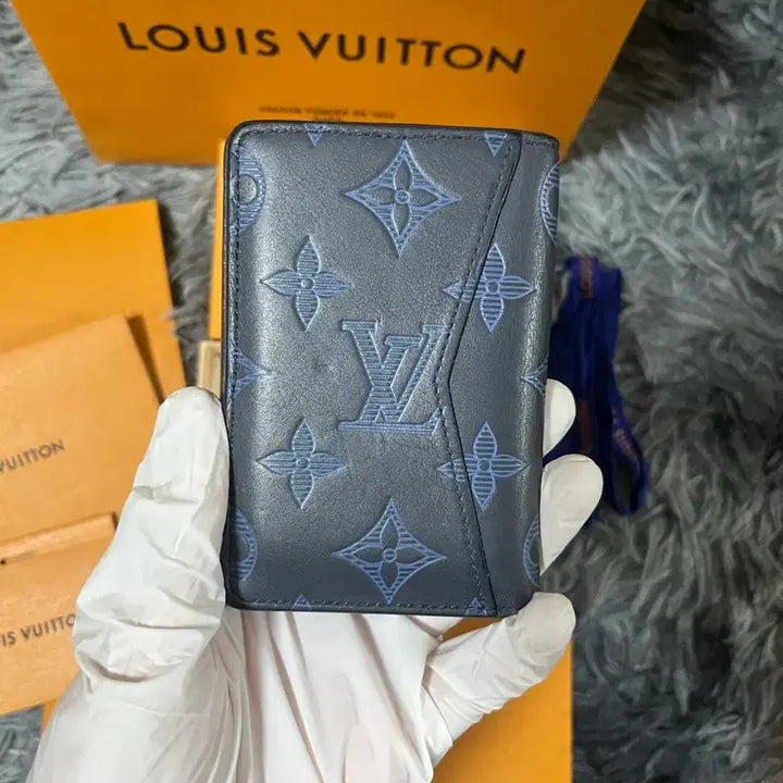 [BUNJANG] Louis Vuitton Monogram Navy Blue Pocket Organizer / [풀구성]루이비통 쉐도우 오거나이저