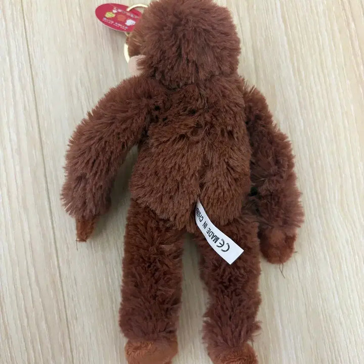 [BUNJANG] Brown Fur Orangutan Plush Keychain Doll / 갈색 털 원숭이 오랑우탄 키링 인형 우탄이 팔아요!