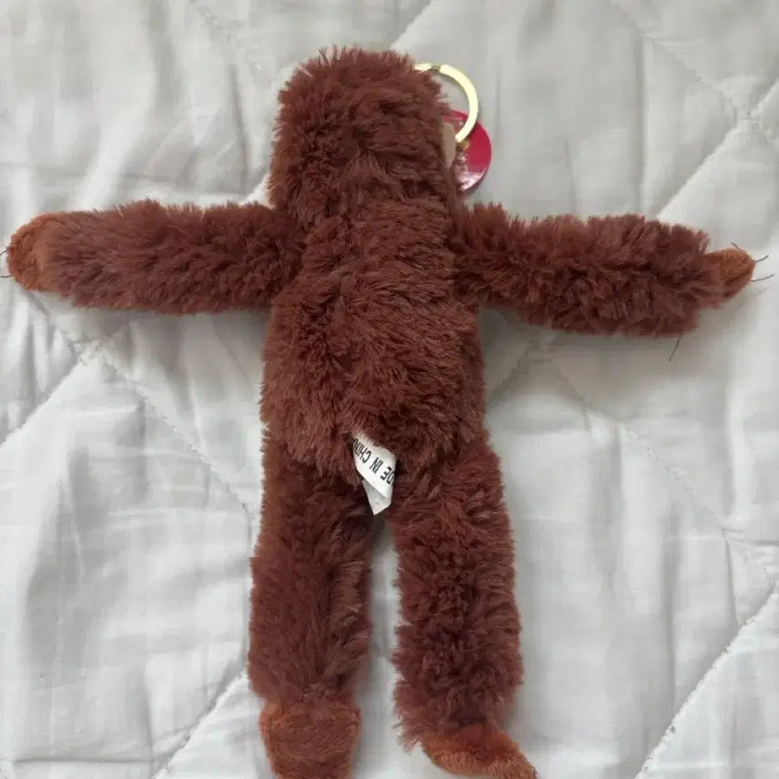 [BUNJANG] Brown Fur Orangutan Plush Keychain Doll / 갈색 털 원숭이 오랑우탄 키링 인형 우탄이 팔아요!
