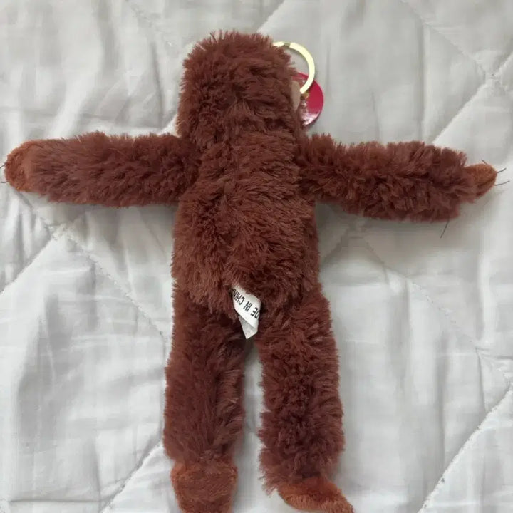 [BUNJANG] Brown Fur Orangutan Plush Keychain Doll / 갈색 털 원숭이 오랑우탄 키링 인형 우탄이 팔아요!
