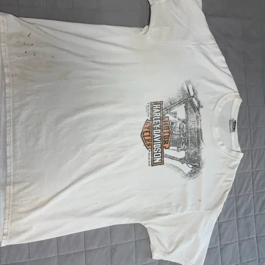 [BUNJANG] Harley-Davidson Vintage Short Sleeve T-Shirt / 할리데이비슨 빈티지 반팔