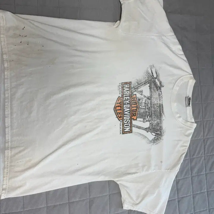 [BUNJANG] Harley-Davidson Vintage Short Sleeve T-Shirt / 할리데이비슨 빈티지 반팔