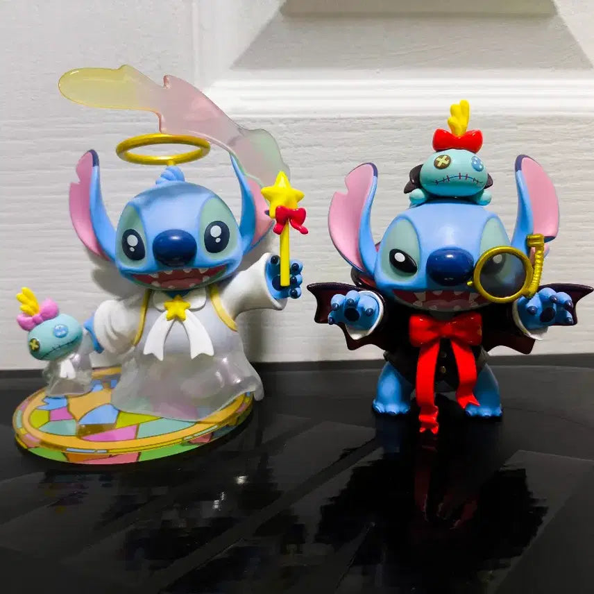 [BUNJANG] Disney Stitch Costume Figure 2-Set / 팝마트 디즈니 스티치 코스튬 피규어 2종 세트