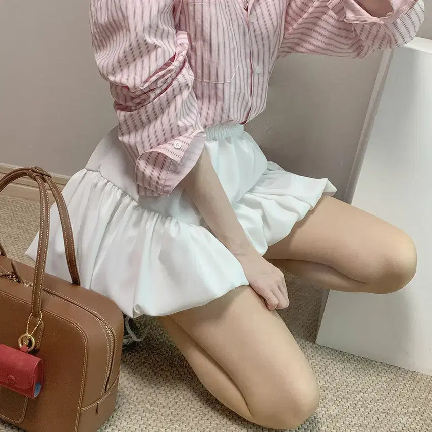 [BUNJANG] Pumpkin Balloon Mini Skirt / 펌킨 벌룬 미니스커트