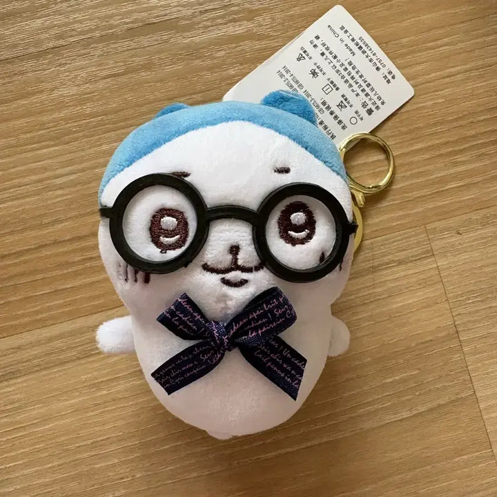 [BUNJANG] Hachiware "Monjakui" Chiikawa Glasses Keychain / 하치와레 먼작귀 치이카와 안경 키링