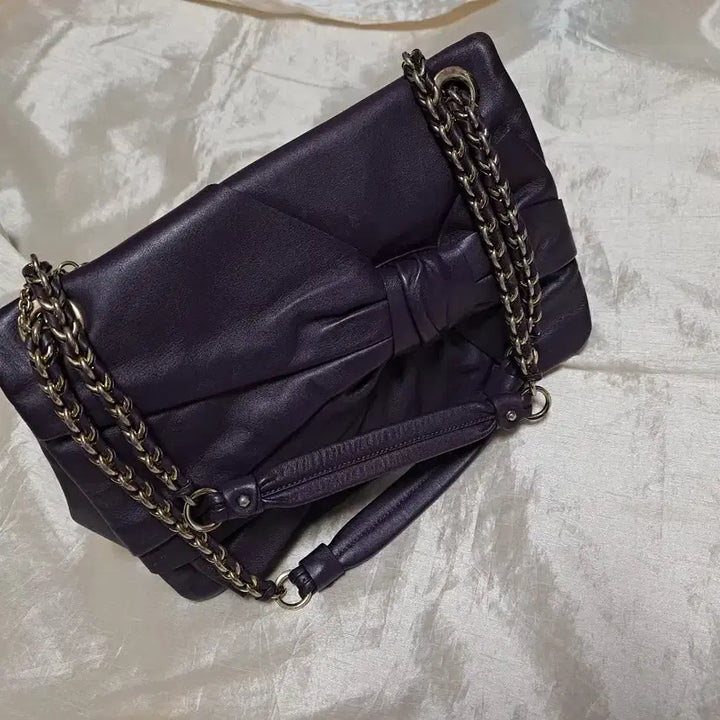 [BUNJANG] Nina Ricci Chain Shoulder Tote Crossbody Bag / 니나리치 체인 숄더백 토트백 크로스백