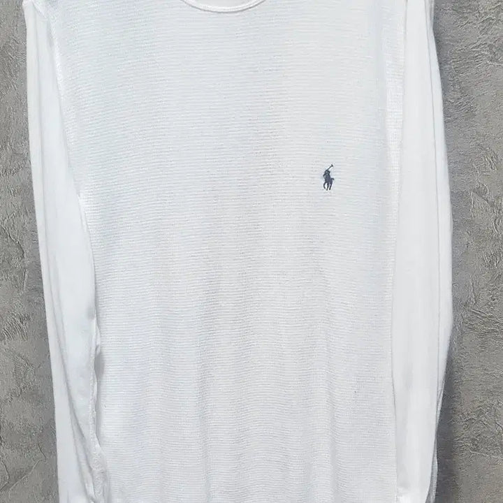 [BUNJANG] Polo Ralph Lauren White Waffle Long Sleeve Shirt / 폴로 랄프로렌 흰색 와플 롱슬리브