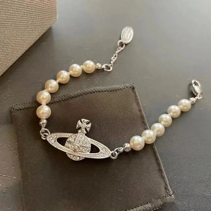 [BUNJANG] Vivienne Westwood Pearl Bracelet / 비비안 웨스트우드 진주 팔찌