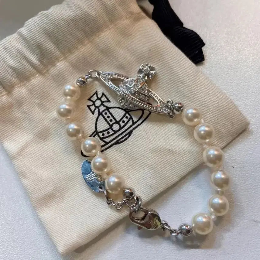 [BUNJANG] Vivienne Westwood Pearl Bracelet / 비비안 웨스트우드 진주 팔찌