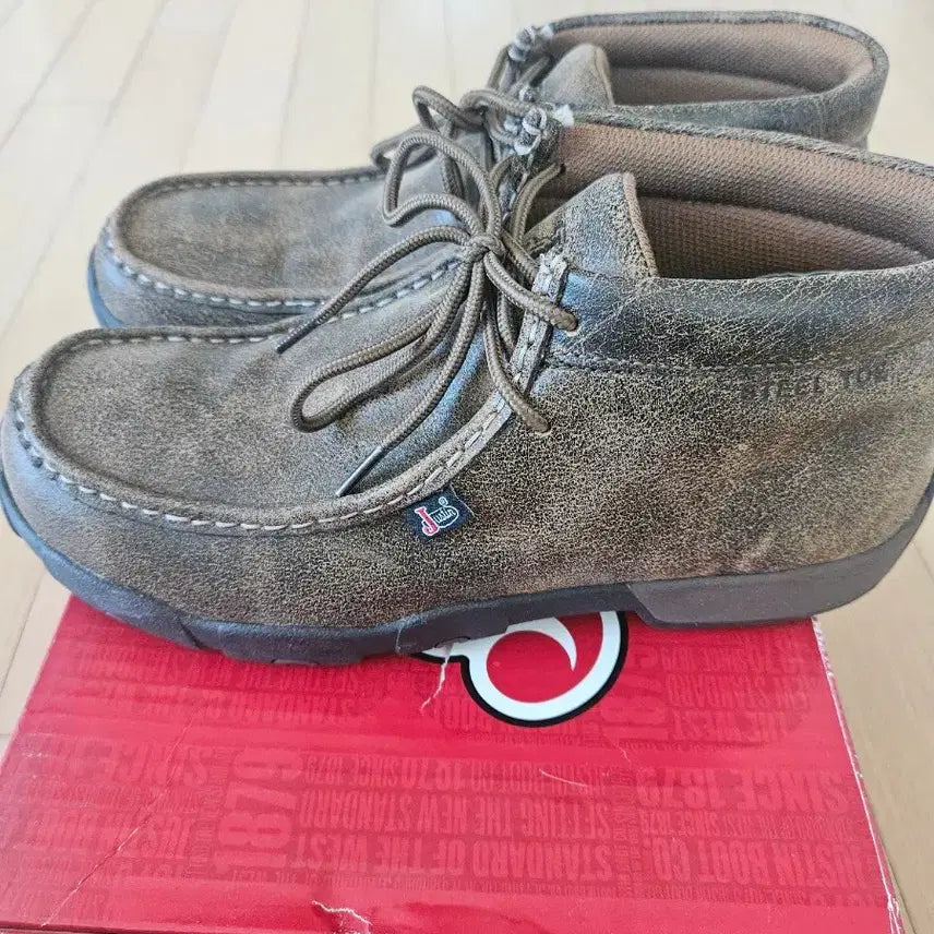 [BUNJANG] Justin Boots Cappie Steel Toe Work Boots / 저스틴부츠 캐피 워크화 (Justin Boots Cappie)