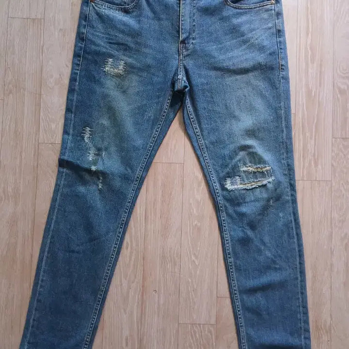 [BUNJANG] Plac Slim Fit Kurtz Vintage Jeans (34) / 플랙 Plac 슬림핏 커츠 빈티지 중청 34 럭셔리