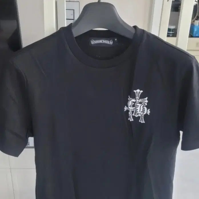 [BUNJANG] Chrome Hearts Black Short Sleeve T-Shirt / 크롬하츠 블랙 반팔 티셔츠