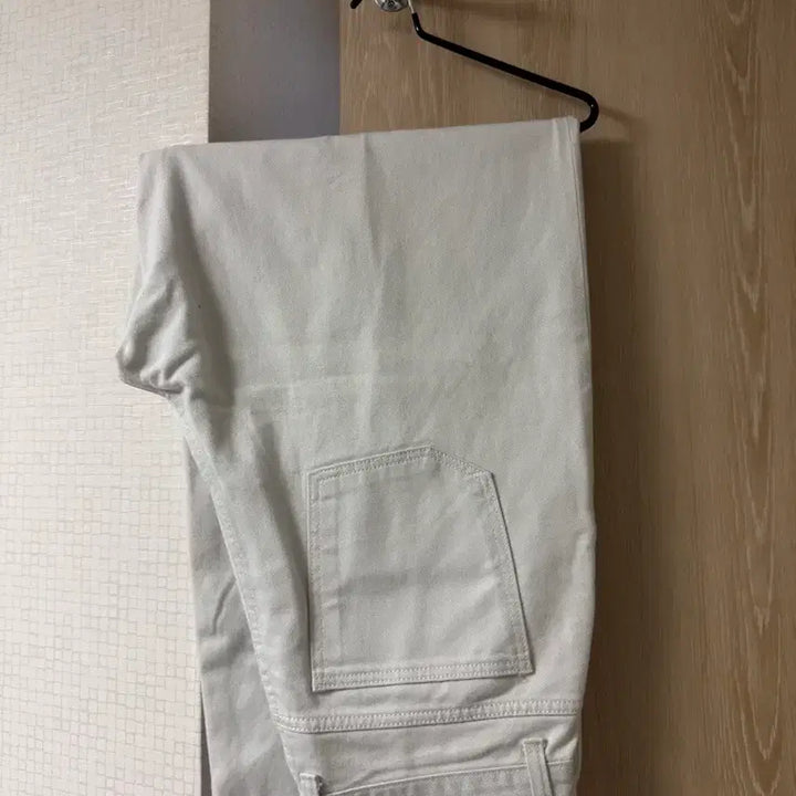 [BUNJANG] Youth Structured Wide Denim Pants Light Grey L / 유스(Youth) 스트럭쳐드 와이드 데님 라이트 그레이 L사이즈