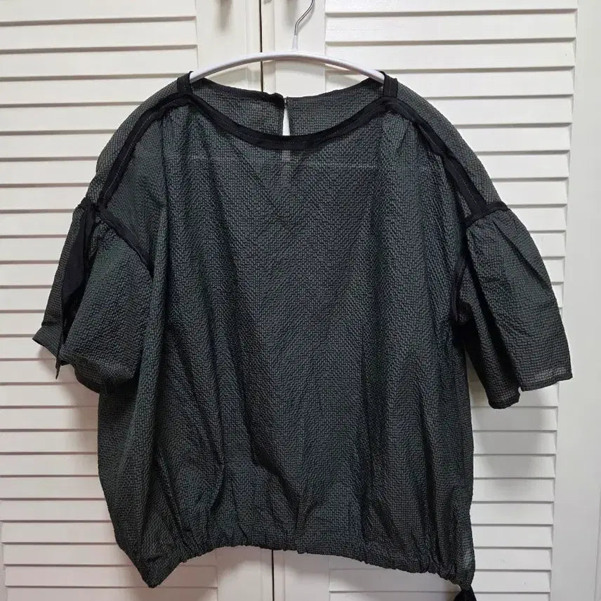 [BUNJANG] KUHO Poplin Balloon Fit Blouse / 구호 kuho 바스락 블라우스