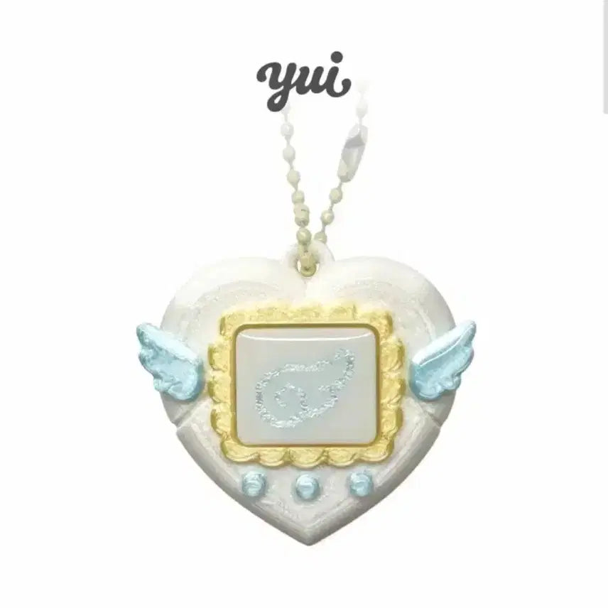 [BUNJANG] Yui Angelcore Clicker Keycap Keyring / 유이 엔젤코어 클릭커 날개 클리커 하트 키캡 키링 청축/ 핑크솔트